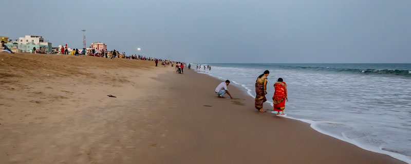 Beach tour in Odisha